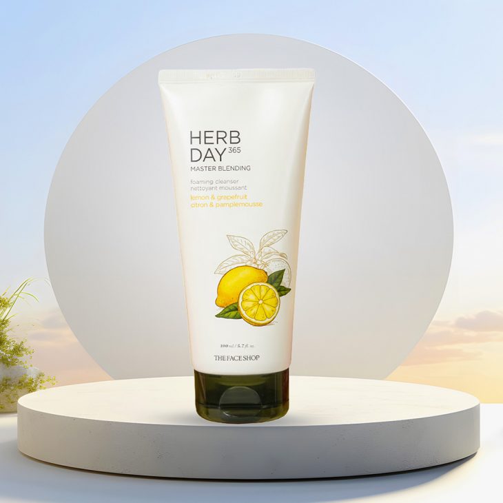 The Face Shop Herb Day 365 Face Wash- Lemon & Grapefruit