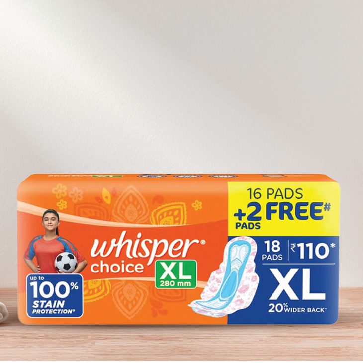 Whisper Choice XL Sanitary Pads