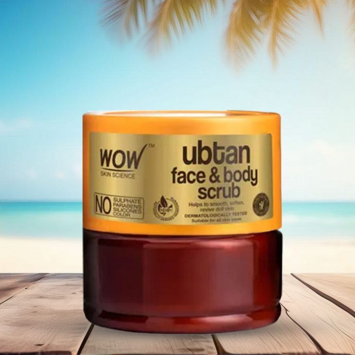 WOW Skin Science Ubtan Face & Body Scrub 