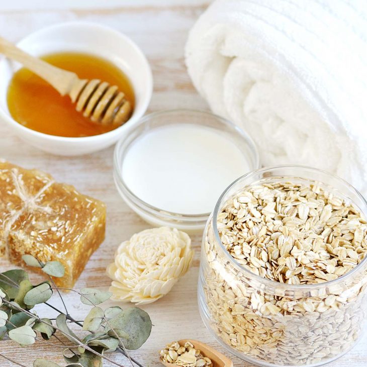 Oatmeal and Milk Scrub