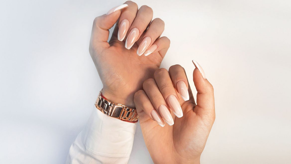 Woman with beautiful nails