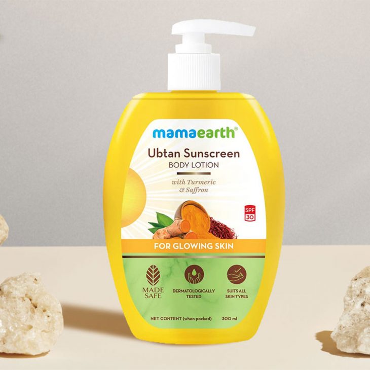 Mamaearth Ubtan Sunscreen Body Lotion