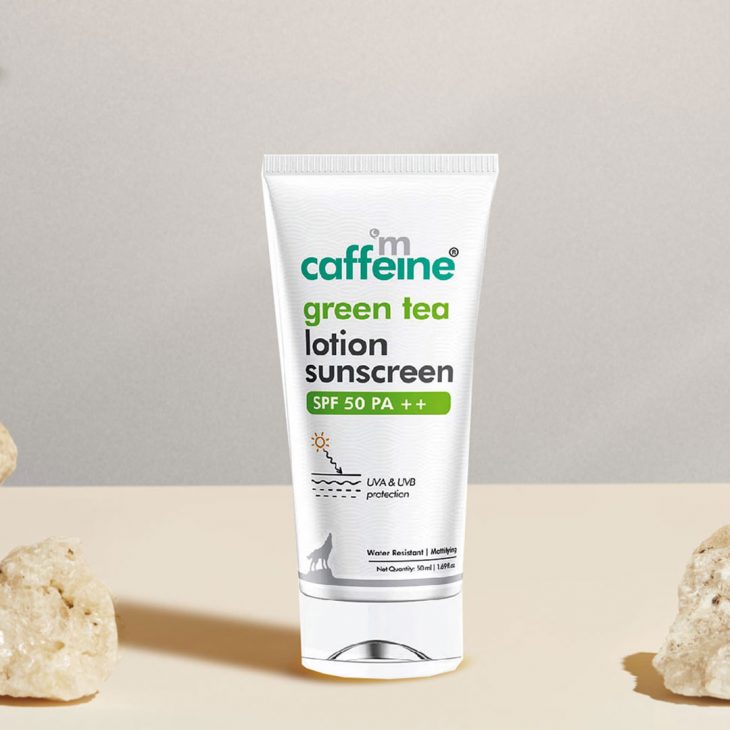 mCaffeine Green Tea Lotion Sunscreen - SPF 50 PA++