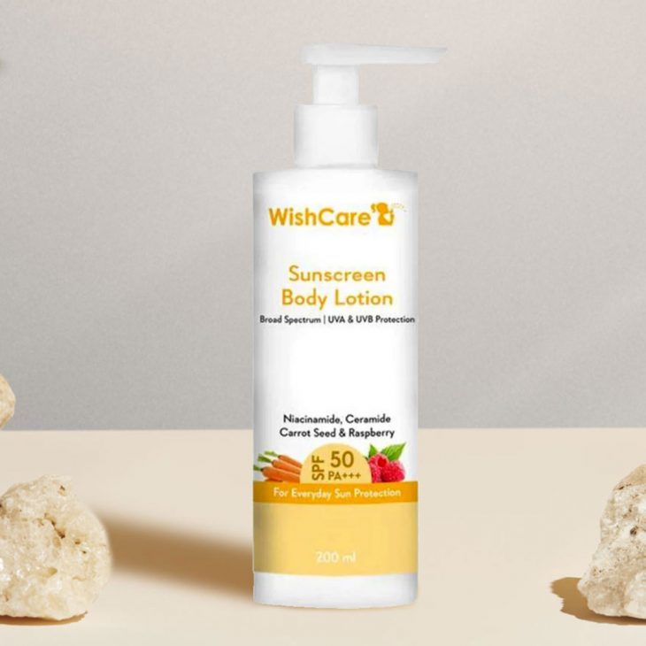 WishCare SPF50 Sunscreen Body Lotion