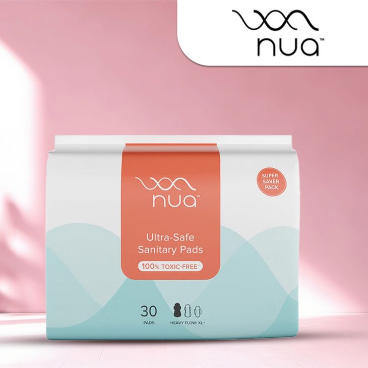 Nua Ultra Safe Sanitary Pads For Heavy flow