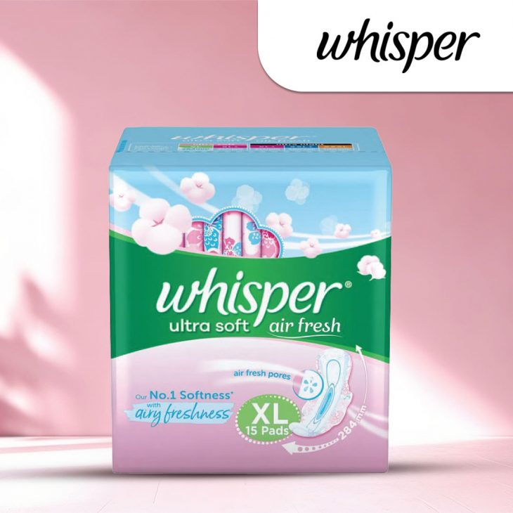 Whisper Ultra Soft Sanitary Pads XL