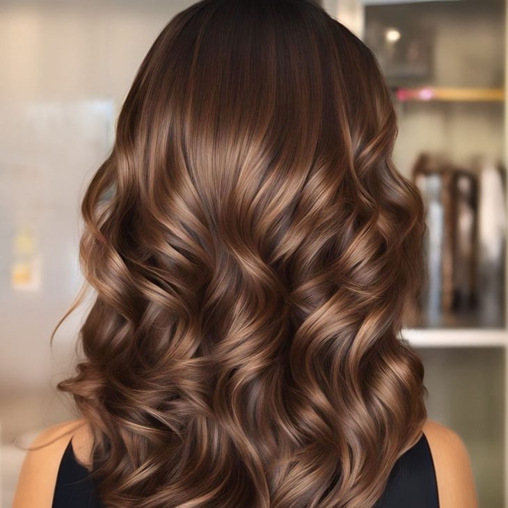 Honey brown hair colour