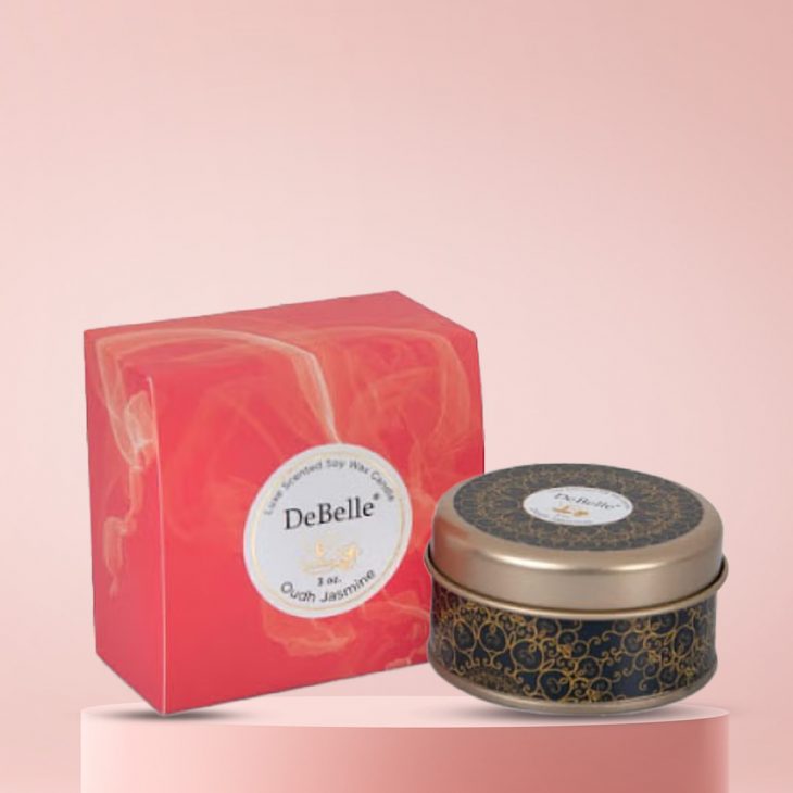  Debelle Cosmetix Scented Soy Wax Candle - Oudh Jasmine
