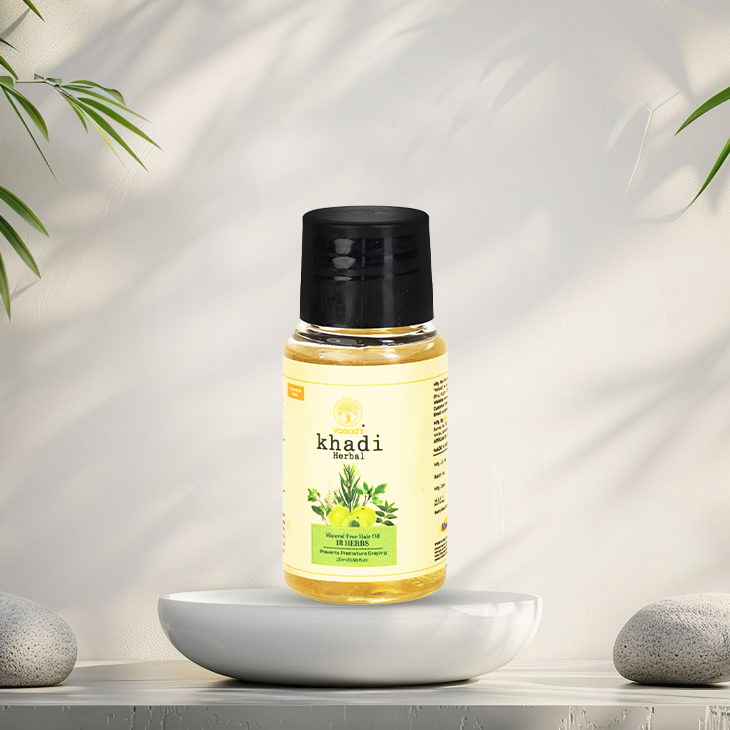 Vagad's Khadi 18 Herbs Hair Oil: