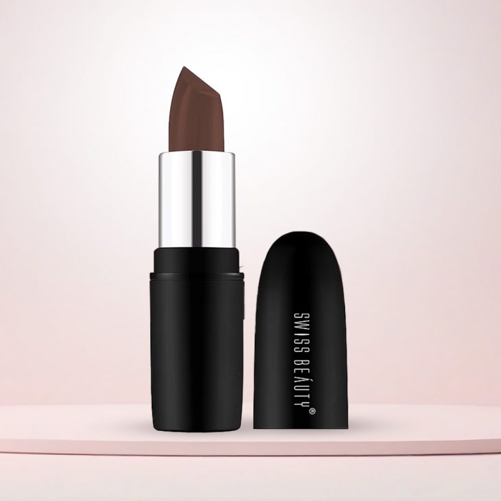 Swiss Beauty Pure Matte Lipstick: Espresso