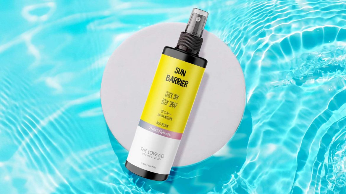 The Love Co. Sun Barrier Quick Dry Body Spray