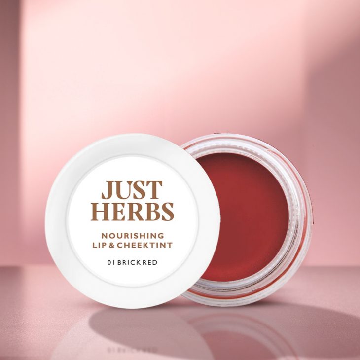 Just Herbs Herb Enriched Cheek And Lip Tint - Brick Red