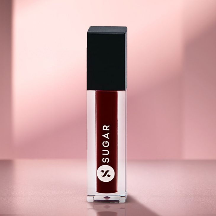 Sugar Cosmetics Smudge Me Not Liquid Lipstick Mini - Brazen Raisin