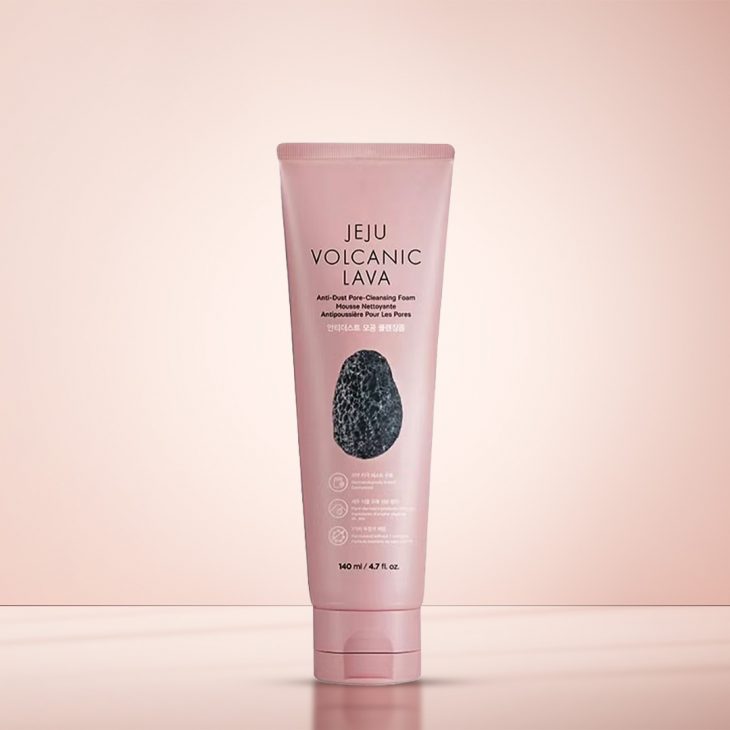 The Face Shop Jeju Volcanic Lava Anti Dust Pore Cleansing Foam