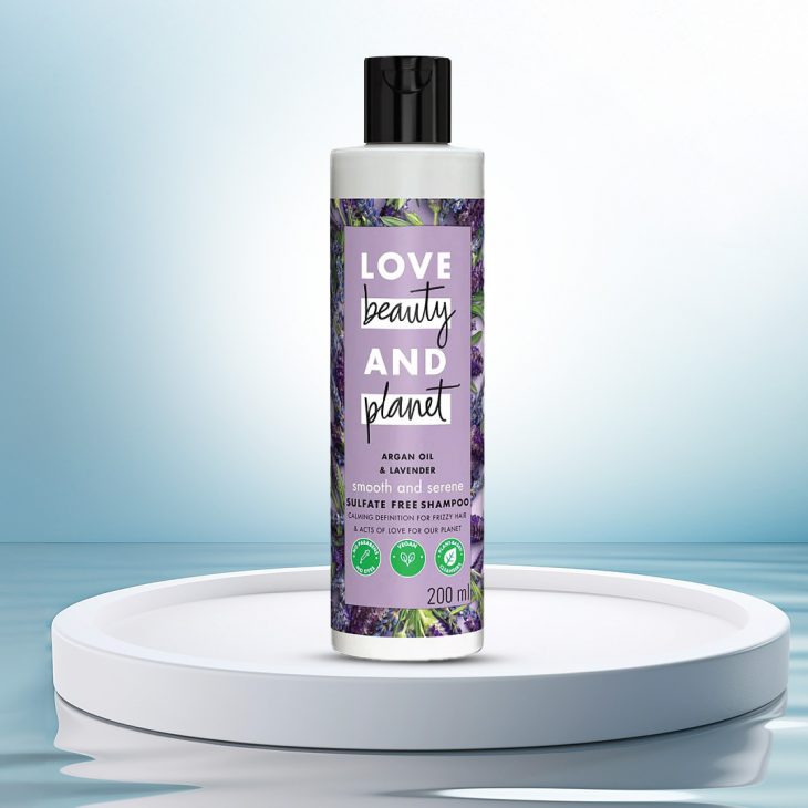 Love Beauty & Planet Argan Oil and Lavender Sulfate-Free Smooth and Serene Shampoo