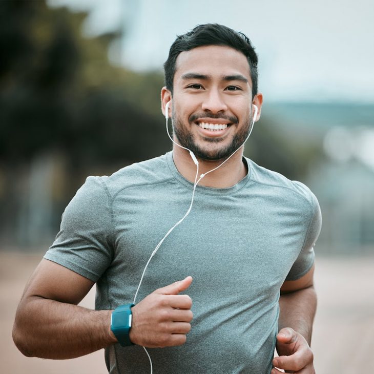 Man exercising