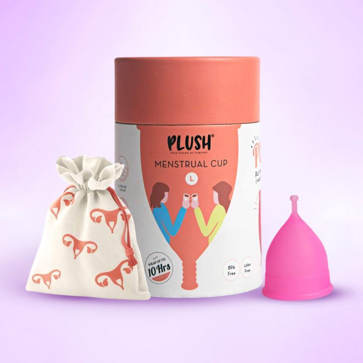 Plush 100% Reusable Menstrual Cup