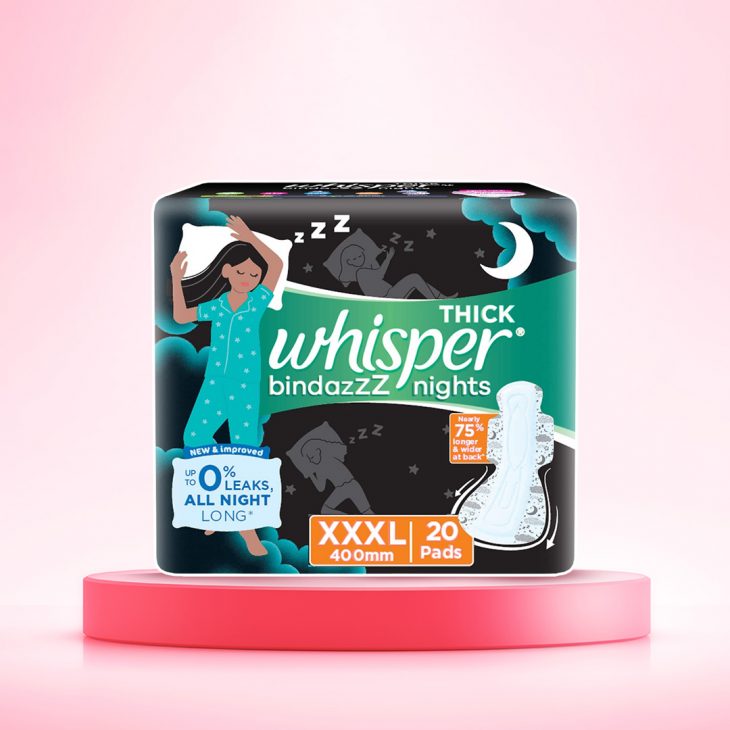 Whisper Ultra Nights Sanitary Pads XXXL