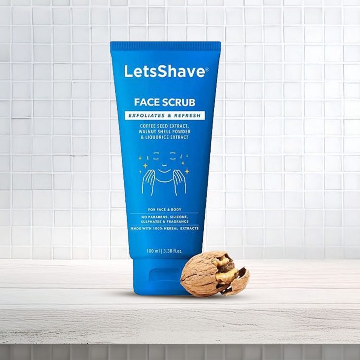 LetsShave Gentle Exfoliating Face Scrub