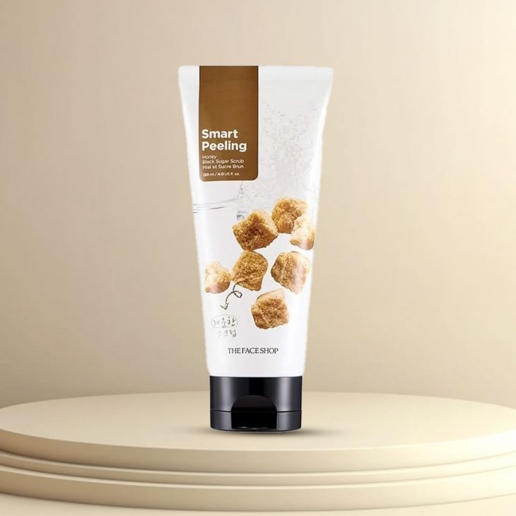 The Face Shop Smart Peeling Honey Black Sugar Scrub Exfoliator