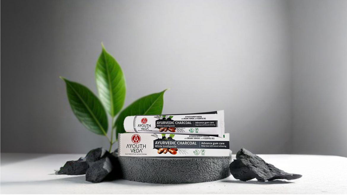 Ayouthveda Charcoal White Toothpaste