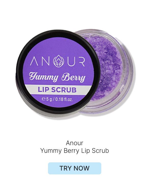 Anour Yummy Berry Lip Scrub: