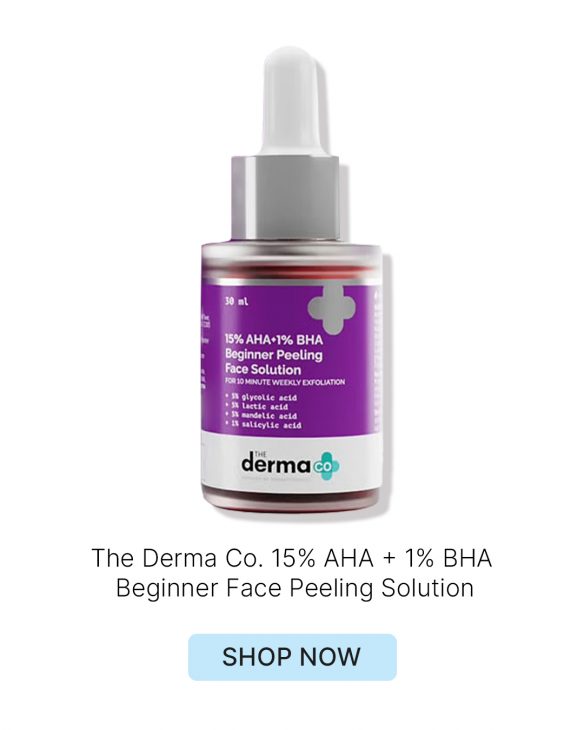 The Derma Co. 15% AHA + 1% BHA Beginner Face Peeling Solution