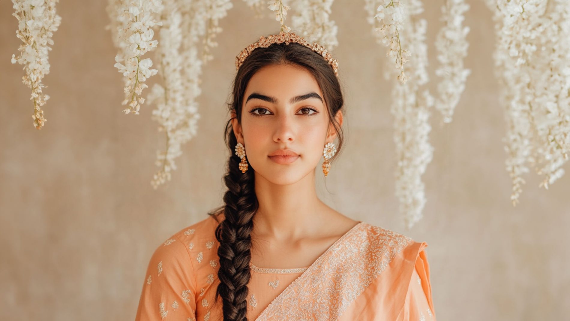 Woman with healthy & beautiful hair