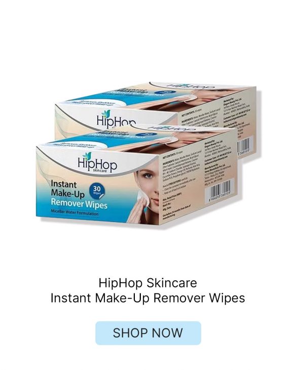 HipHop Skincare Instant Make-Up Remover Wipes