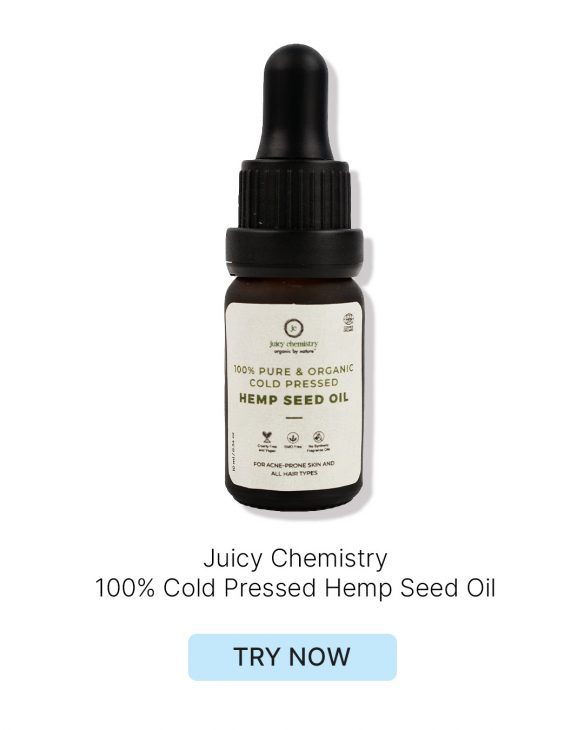 Juicy Chemistry 100% Cold Pressed Hemp Seed Oil