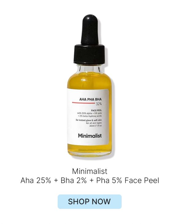 Minimalist Aha 25% + Bha 2% + Pha 5% Face Peel