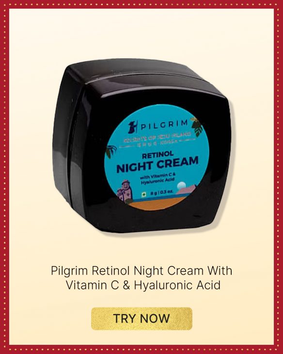 Pilgrim Retinol Night Cream With Vitamin C & Hyaluronic Acid
