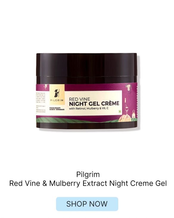 Pilgrim Red Vine & Mulberry Extract Night Creme Gel