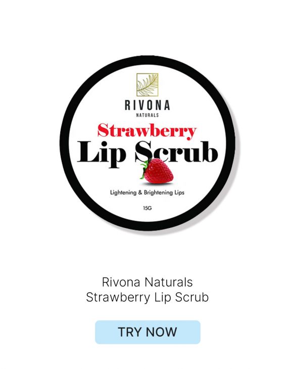 Rivona Naturals Strawberry Lip Scrub