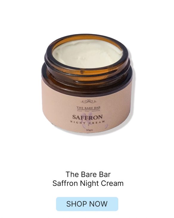 The Bare Bar Saffron Night Cream