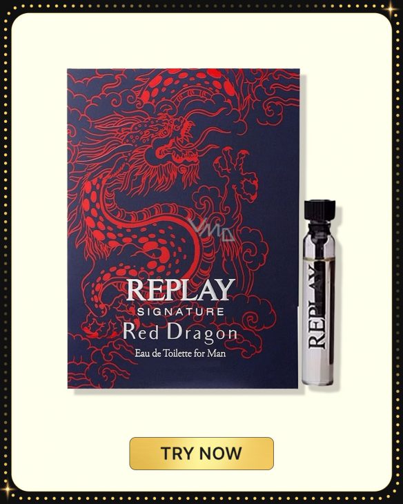 Replay Signature Red Dragon For Man EDT