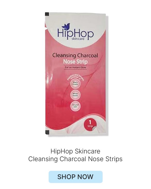 HipHop Skincare Cleansing Charcoal Nose Strips