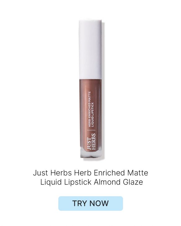 Just Herbs Herb Enriched Matte Liquid Lipstick Almond Glaze