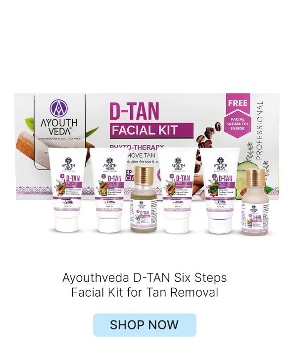 Ayouthveda D-Tan Facial Kit – Perfect for Sun-Exposed Skin