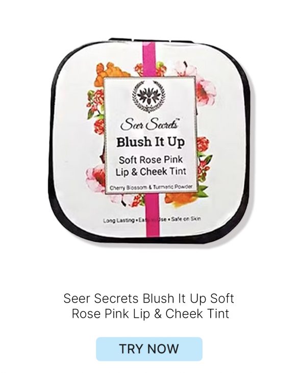 Seer Secrets Blush It Up Soft Rose Pink Lip & Cheek Tint