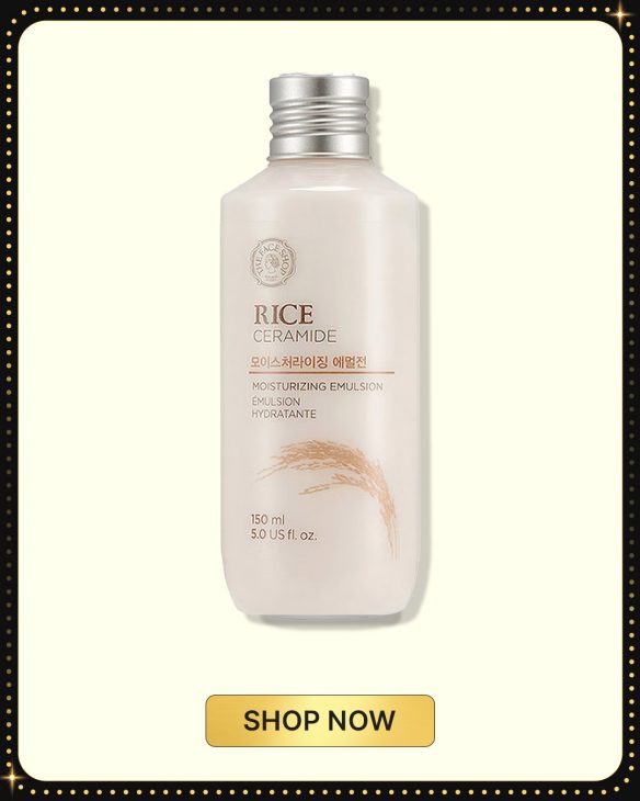 Rice & Ceramide Moisturising Emulsion - The Face Shop
