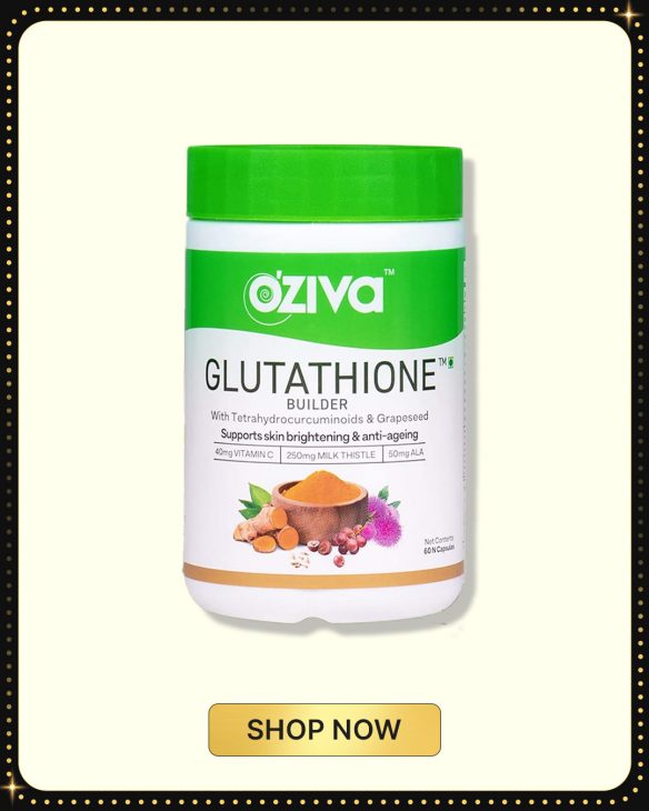 Glutathione Builder (with ALA, Skin Vitamins & Selenium) - OZiva
