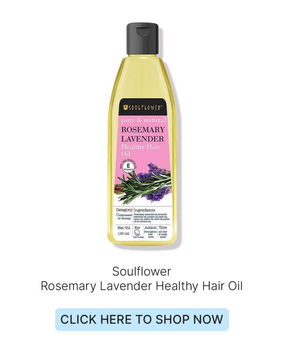 Soulflower Rosemary Lavender Healthy Hair Oil