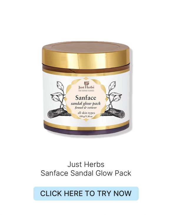 Just Herbs Sanface Sandal Glow Pack