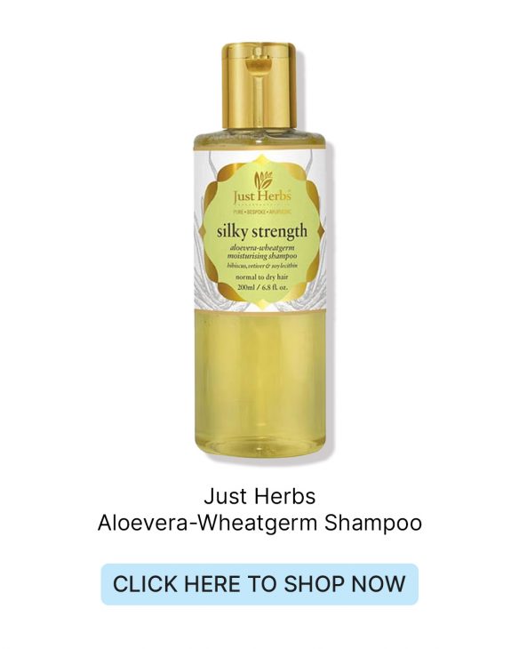 Just Herbs Aloevera-Wheatgerm Shampoo