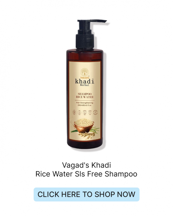 Vagad's Khadi Rice Water Sls Free Shampoo
