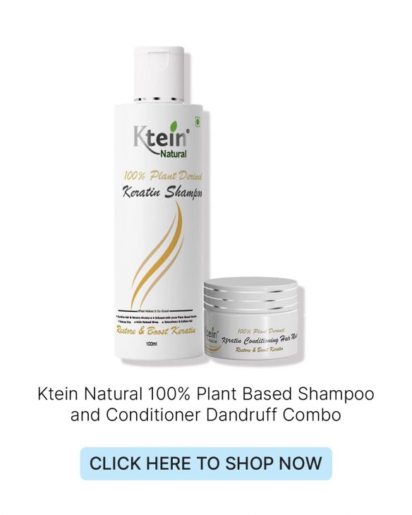 Ktein Natural 100% Plant Based Shampoo and Conditioner Dandruff Combo