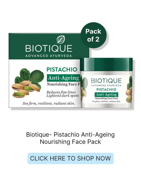 Biotique Pistachio Anti-Ageing Nourishing Face Pack