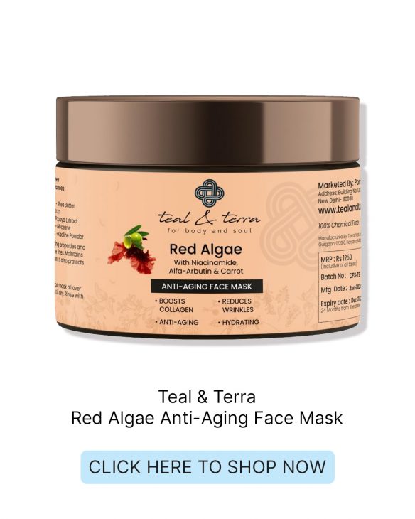 Teal & Terra Red Algae Anti-Aging Face Mask