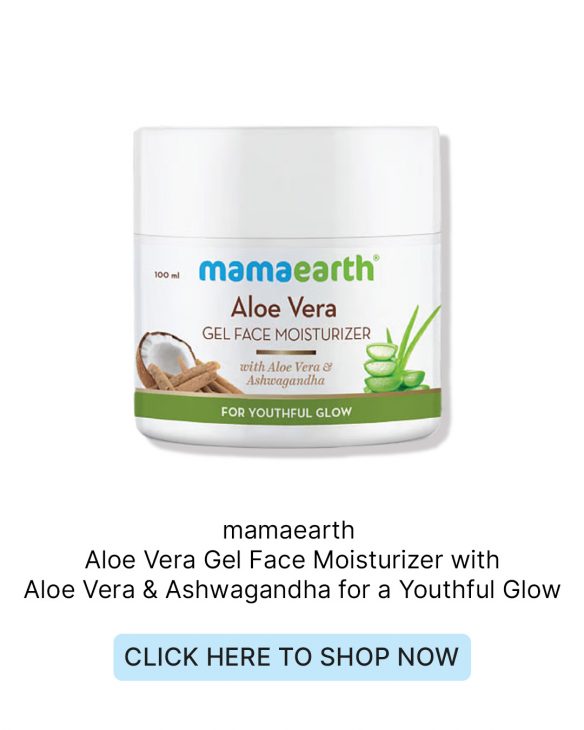 Aloe Vera Gel Face Moisturiser with Aloe Vera and Ashwagandha